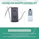 thumbnail image 5 of DC Ceiling Fan Remote Control Kit - 40W 6-Speed with Timer Function Replacement Remote, 5 of 5