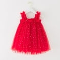 thumbnail image 2 of Posijego Toddler Girls Christmas Dresses Little Girls Cute Sleeveless Layered Tulle Dresses Princess Party, 2 of 8