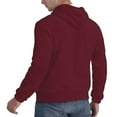 thumbnail image 6 of Sikiie Maroon Men's Hoodie, Essentials Hoodie, Sweatshirt, Pullover Hooded Sweatshirt for Men-XX-Large, 6 of 7