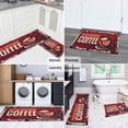 thumbnail image 6 of Coffee Vintage Red Pattern Kitchen Rugs and Mats Set Of 2,Kitchen Rugs Mats with Dirty Resistance,washable,water Proof,kitchen Rugs and Mats 17.7x24+17.7x48inch, 6 of 7
