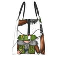 thumbnail image 4 of Vsdgher Fishing Gnome Print Insulated Reusable Bags with Sturdy Zipper and Handles, Foldable Totes for Hot or Cold Food Bring or Delivery, 4 of 8