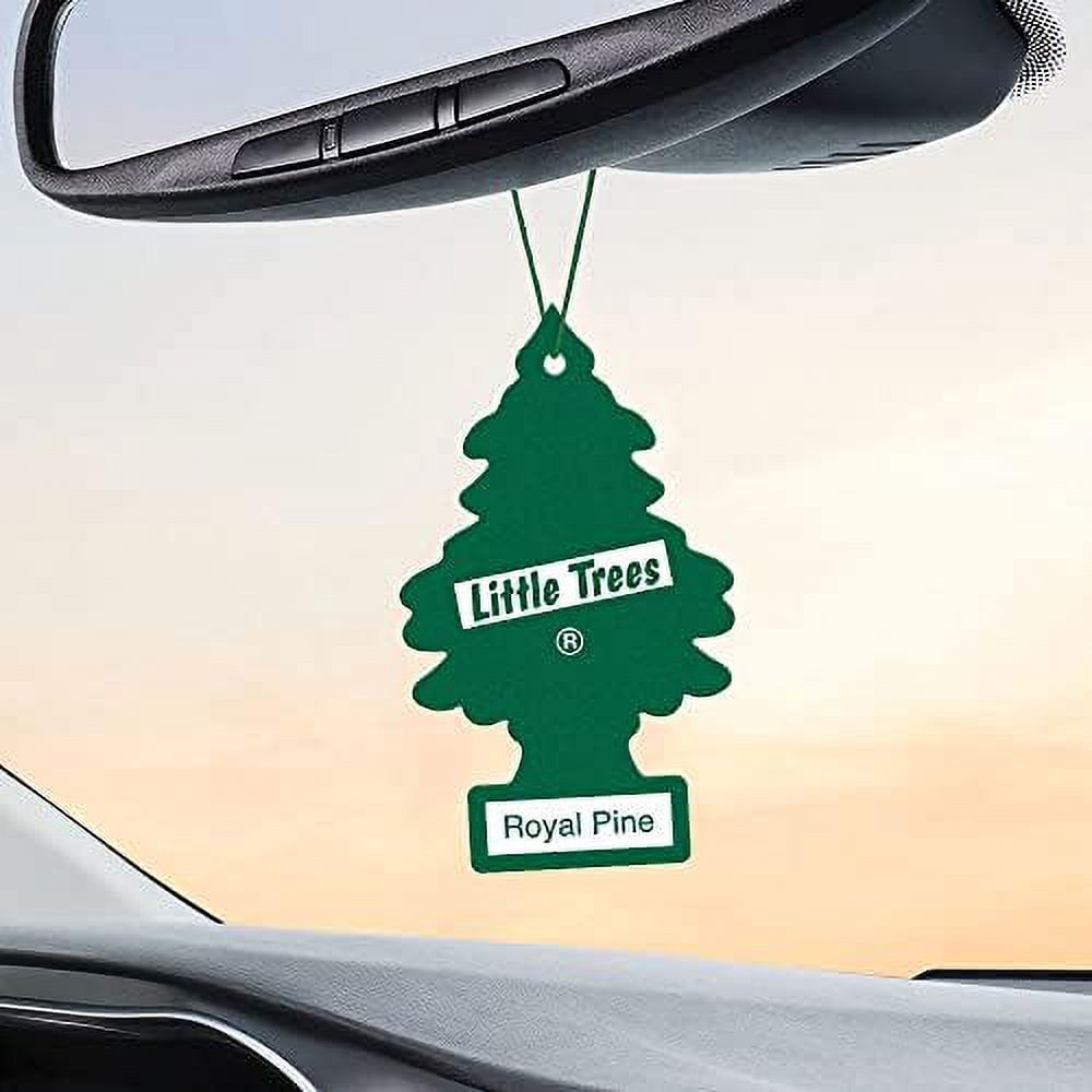 LITTLE TREES Air Fresheners Car Air Freshener. Hanging Tree Provides Long Lasting Scent for Auto or Home. Royal Pine, 24 Air Fresheners
