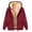 E1-RD1692, variant on Puliio Womens Oversized Winter Warm Solid Full Zip Hoodies Cozy Long Sleeve Hooded Sweatshirts with Side Pockets