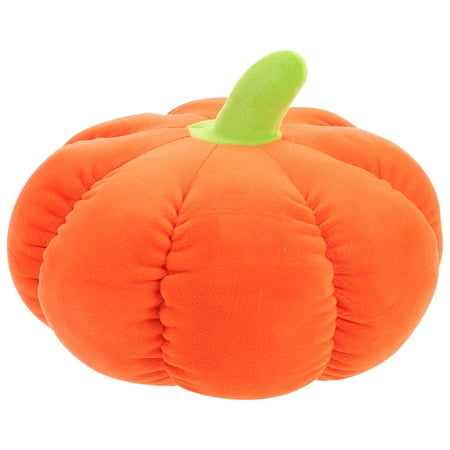 

1Pc Pumpkin Toy Creative Fuzzy Pillow Cushion for Halloween Decoration