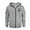 Light Gray, variant on Men's Letter Print Zip Up Hoodie with Arm Pocket, Casual Cardigan Sweatshirt, Large Size Fleece Jacket with Motivational Quote for Gym, Christmas, Daily Wear,Camel,M