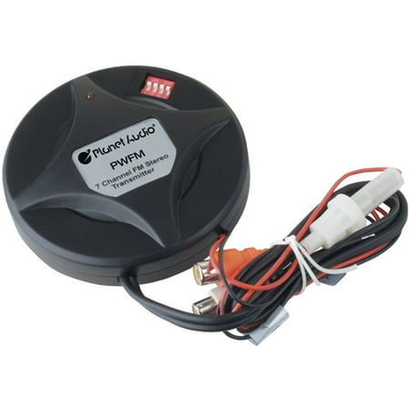 Planet Audio PWFM 7 Channel Car Stereo Wireless FM Modulator Transmitter