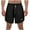 Black, variant on Wancir Men's 7" Workout Running Shorts Quick Dry Lightweight Gym Shorts with Zip Pockets