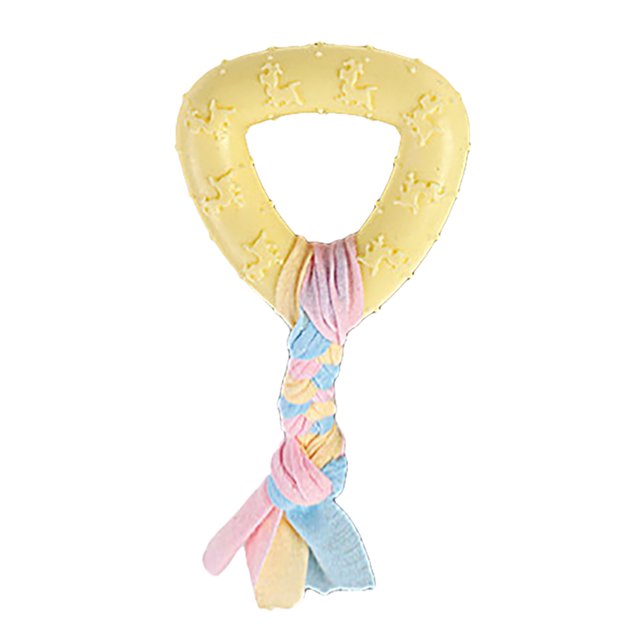 Pet Toy Spiky Triangle Rope Pet Chew Toy Interactive Toy for Small Medium Dog