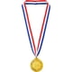 thumbnail image 4 of Medallas de Metal Dorado para Ganador, Juego de 6 Medallas Olímpicas de Primer Premio para Deportes, Competiciones y Fiestas, Diámetro de 6,4 cm con Cinta de 81 cm. Sincero Electrónica, 4 of 5