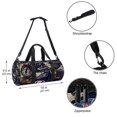 thumbnail image 5 of Motorcycle Large Capacity Sports Bag with Interior Zipper Pocket - Yoga, Travel, Luggage, Soccer, 5 of 6
