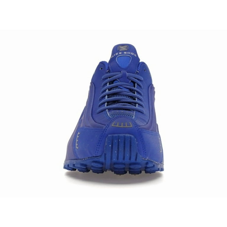 Nike Women's Shox R4 Racer Blue Metallic Silver Running
