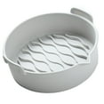 thumbnail image 3 of Doublure en Silicone, Poêle de Cuisson Pliable Réutilisable pour Friteuse, Doublure Ronde en Silicone pour Friteuse, Accessoires pour Friteuses à Air et Four, 3 of 7