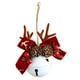 thumbnail image 2 of Adornos navideños, regalos navideños, campanas navideñas, astas navideñas, lazo, colgante para árbol de Navidad, decoración para ambiente festivo, adornos de campanas de metal, 2 of 6