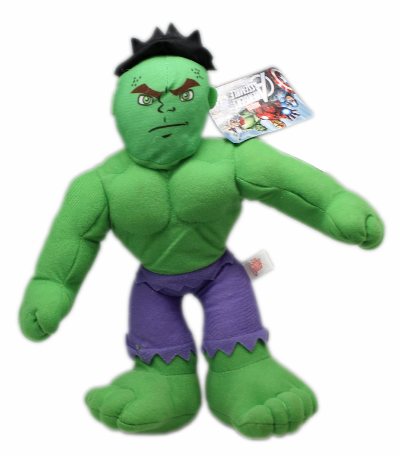 Marvel's Avengers Assemble The Incredible Hulk Stuffed Kids Toy (12in) - Walmart.com - Walmart.com