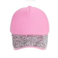 thumbnail image 2 of Weikingp Baseball Cap Sun Visor Hat Womens Hat Shaped Snapback Cap Baseball Baseball Caps Beach Hats for Women Pink One Size Clearance！, 2 of 2