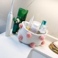 thumbnail image 3 of Cesta de almacenamiento tejida de algodón Decoración Artículos diversos Caja de acabado Rosa S Afortunado Sencillez, 3 of 5