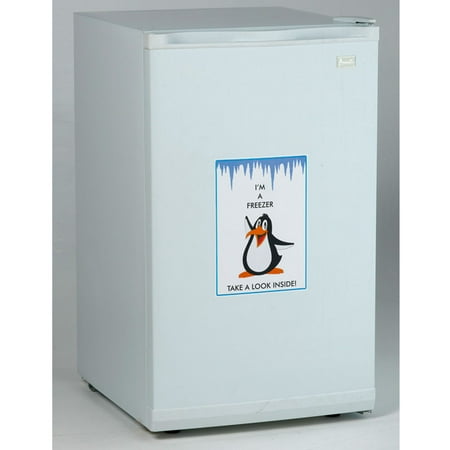 2.8 cuft Vertical Freezer White