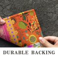 thumbnail image 6 of Bohemian Floral Patchwork Non-Slip Entryway Door Mat,Boho Indoor Decor Durable Low Plush Door Mat,Washable Welcome Rug for Patio Hallway Home Decor 16x47 Inches, 6 of 7