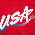 thumbnail image 5 of Men's Mitchell & Ness Red USA Basketball Practice Shorts, 5 of 5