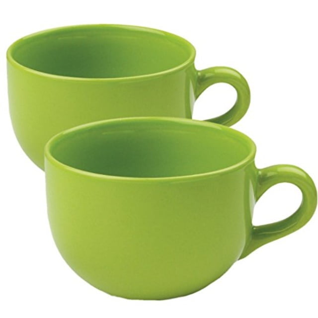 24 ounce extra large latte coffee mug cup or soup bowl with handle