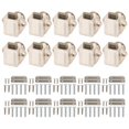 thumbnail image 1 of Kit de pestillo de cerradura sin llave de 10 piezas con botón pulsador para puertas de RV, automóviles, cajones y gabinetes, 1 of 8