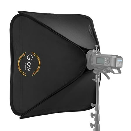 UPC: 0840014174140 | Glow 31 x 31  Quick Softbox for Shoe Mount Flash Bracket (80x80cm)