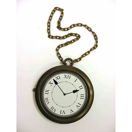 Rappers Clock Necklace Halloween Costume Accessory