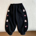 thumbnail image 2 of SJLDQY Girls Sweatpants Wide Leg Comfy Joggers for Girls Casual Sweat Pants with Pockets, 2 of 5