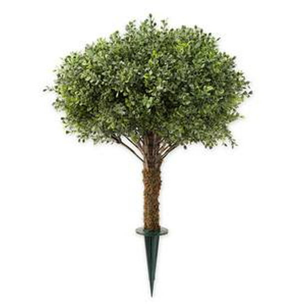 Realistic Faux Boxwood Topiary Sphere for Outdoor Home Decor, 20