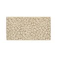 thumbnail image 3 of Authentic Hotel and Spa  Turkish Cotton Cheetah Jacquard Trim Cream Bath Towel, 3 of 3