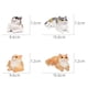 thumbnail image 3 of Juego de figuras Realistic Cat, 2 piezas, PVC, colección de mascotas, decoración para niños, 3 of 3