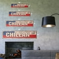 thumbnail image 2 of CHILEAN FLAG Vintage Aluminum Street Sign chile national nation pride country rustic metal tin | Indoor/Outdoor |  30" Wide, 2 of 4