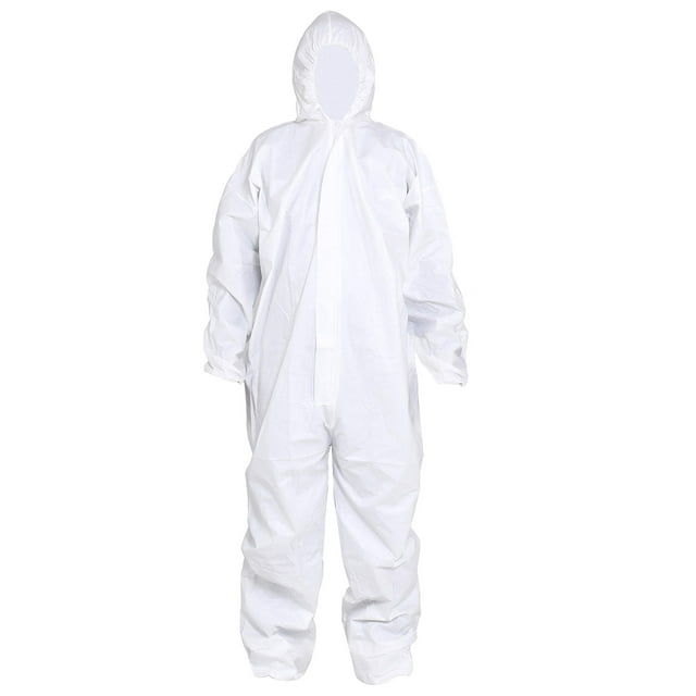 Overol protector desechable con capucha SYINE, paquete de 5