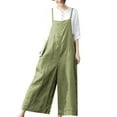 thumbnail image 2 of Giftesty Womens Pants Clearance!Women's oversize bib trousers bib pants overalls jumpsuit romper summer trousers with straps, 2 of 7