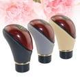 thumbnail image 2 of ADDHAT Pomo De Cambio Para En Cuero Artificial Y Madera De Durazno Elegante Y Fácil Instalación, 2 of 7