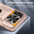 for iPhone 16 Pro Max Phone Case with Slide Camera Cover, iPhone 16 Pro