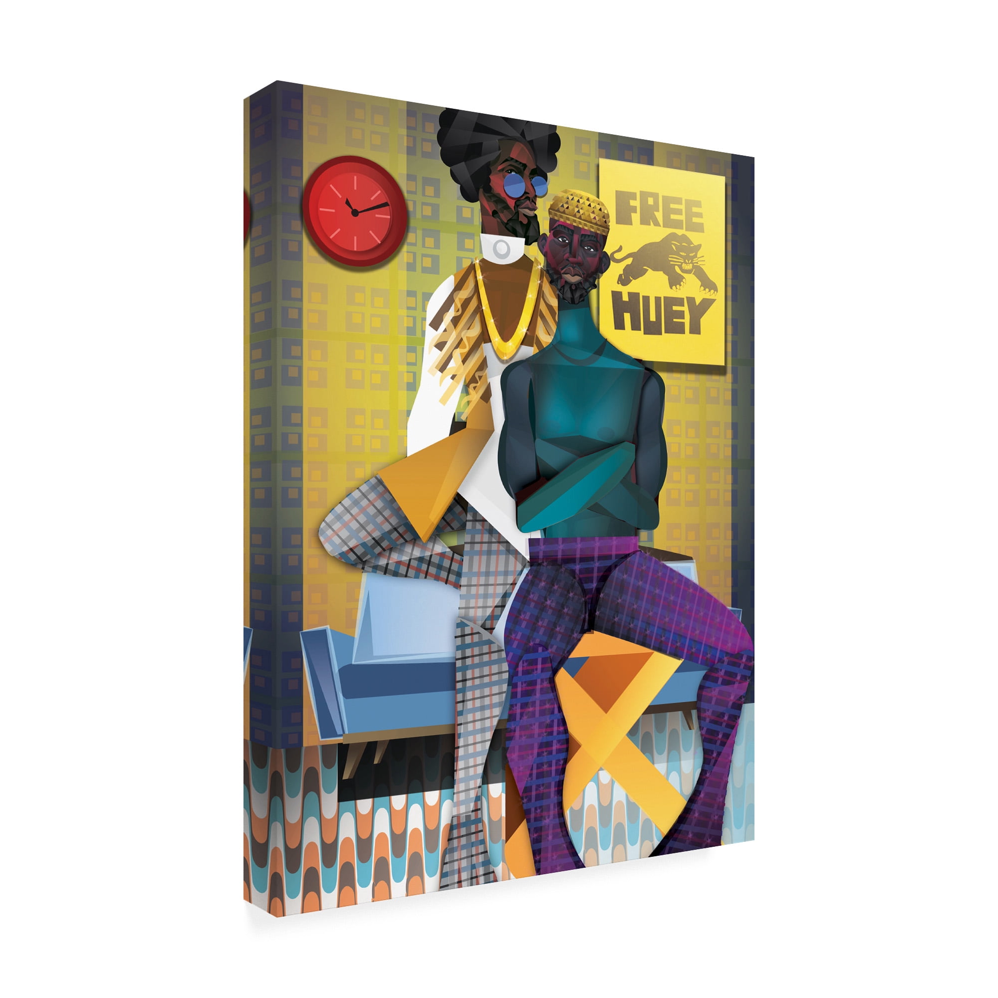 Trademark Fine Art 'Right On!' Canvas Art by Jaleel Campbel