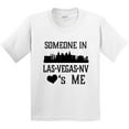 thumbnail image 3 of Inktastic Las Vegas Nevada Someone Loves Me Skyline Youth T-Shirt, 3 of 5