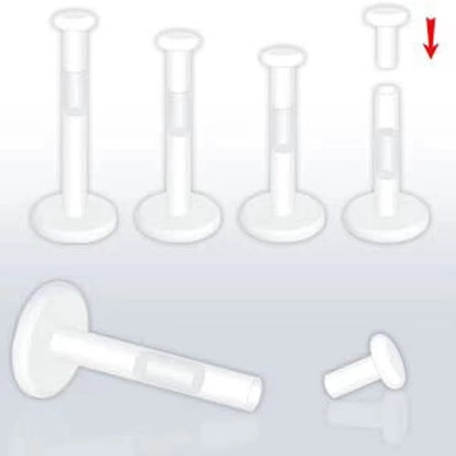 Joyas para piercing corporal invisibles de color carne, piercings para labios, piercings para orejas, joyas para piercing corporal, moda a juego