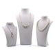 thumbnail image 5 of Exhibidor de collares Busto Colgante Cadena Soportes Soporte Modelo de joyería Organizador para Blanco 17x33.5cm, 5 of 6