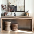 thumbnail image 2 of GZXS 65 Inch Entryway Console Table, Farmhouse Sofa Table, Behind Couch Table for Living Room, Hallway, Foyer, Antique Natural, 2 of 8