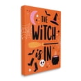thumbnail image 3 of Witch Is In Bold Cauldron Phrase Holiday Graphic Art Gallery Wrapped Canvas Print Wall Art, 3 of 7