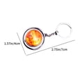 thumbnail image 3 of Ganfancp Llavero Luminous Cosmic Llavero Solar System Earth Bag Hanging Pendant Galaxy Double Sided Glass Ball Keychain Ofertas de La Semana Colgante Planeta X 1, 3 of 7