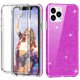 thumbnail image 1 of Funda completa de TPU de doble cara para iPhone 11 Pro Max (purpurina púrpura), 1 of 9