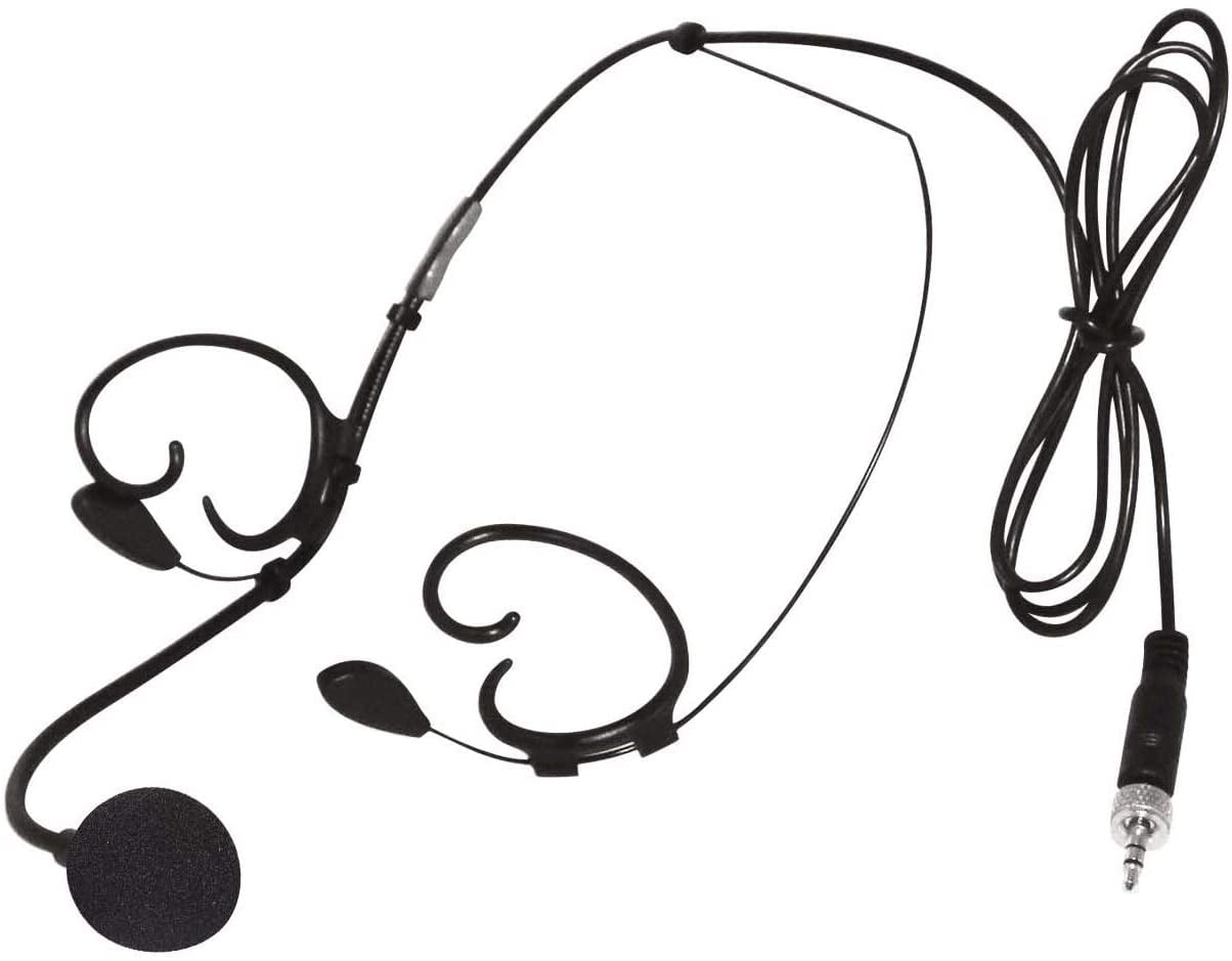Audio2000'S AWM6601U Mobile Dual Headset Mic/Lapel Mic/Guitar Line Wireless System for Reporter, DSLR Camera, YouTube, Podcast, Video Recording, Vlogging, Interview, Live Sound, Guitar, Teach, Tour