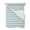 Turquoise, variant on Navy Blue Striped Twin Size Down Alternative Comforter, Lightweight Comforter Quilt Bedding Set with Pillow Shams Farmhouse Striped Geometric Art All Seasons Bed Comforter Duvet Insert 68"x86"