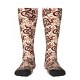 thumbnail image 2 of Picia Women Crew Soft Moisture-wicking Socks Snake Pattern Design Cotton Socks, One Size fit All, 2 of 9