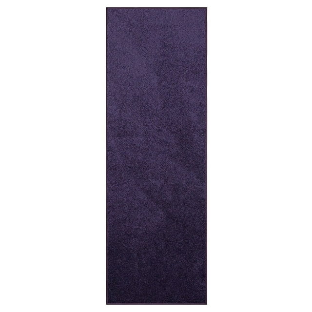 Furnish My Place Purple 3' x 32' Solid Color Rug Runner, Made In Usa, Living Room, Indoor