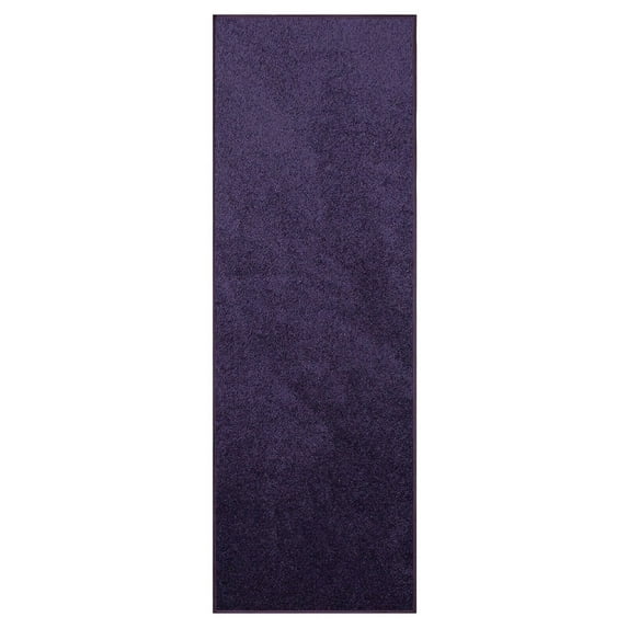 Furnish My Place Purple 2' x 18' Solid Color Rug Runner, Made In Usa, Living Room, Indoor