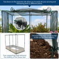thumbnail image 4 of Galvanized Raised Garden Bed with Cover and Shade Cloth Kit, Open Base Design, Outdoor Metal Planter Box for Growing Vegetables Vegetables,8 x 4 x 1 ft, 4 of 7